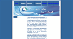 Desktop Screenshot of elderechodelasalud.com.ar